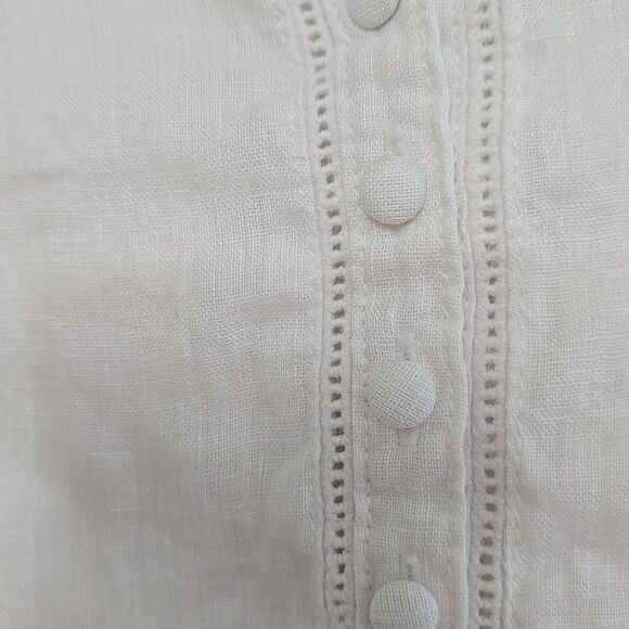 J joie Linen Blousr Xl - Picture 6 of 6